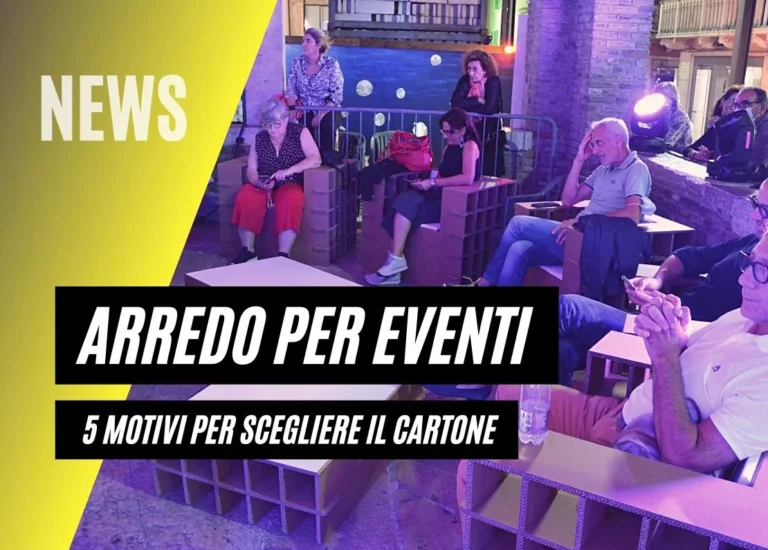 cardboard event stand