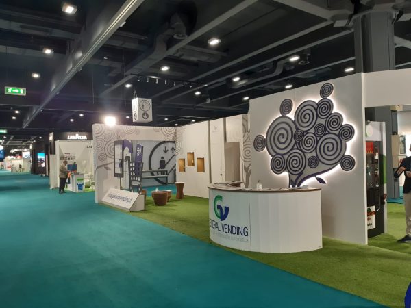 General Vending cardboard set-up - Event and stand set-ups
