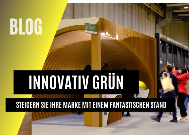 Karton Messestand natur design