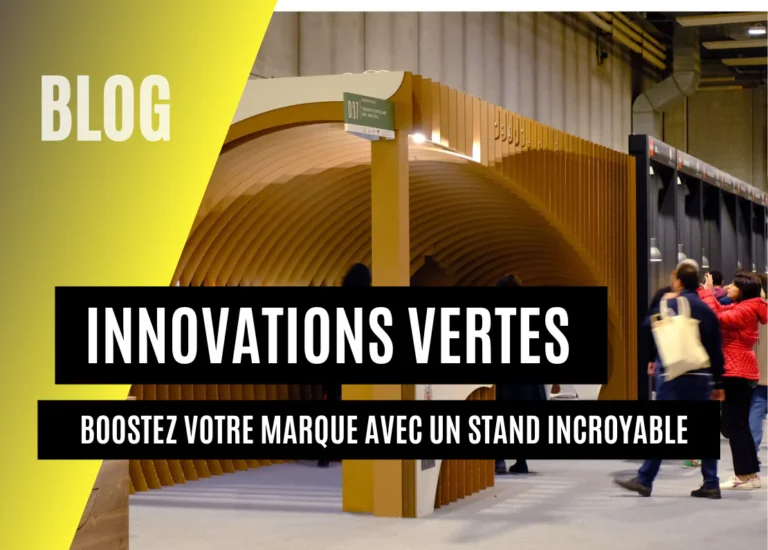 Stand d'exposition en carton