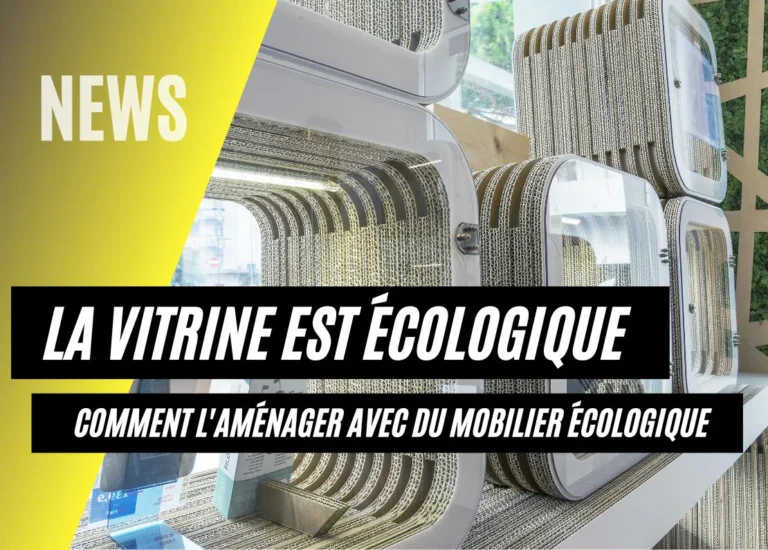 Design innovant pour magasin en carton