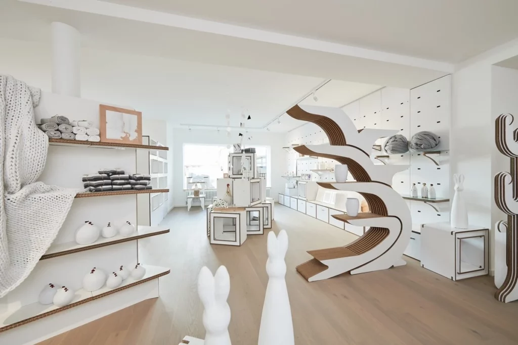 Eco-friendly shop Weiss Wohnen Pur - shop fittings