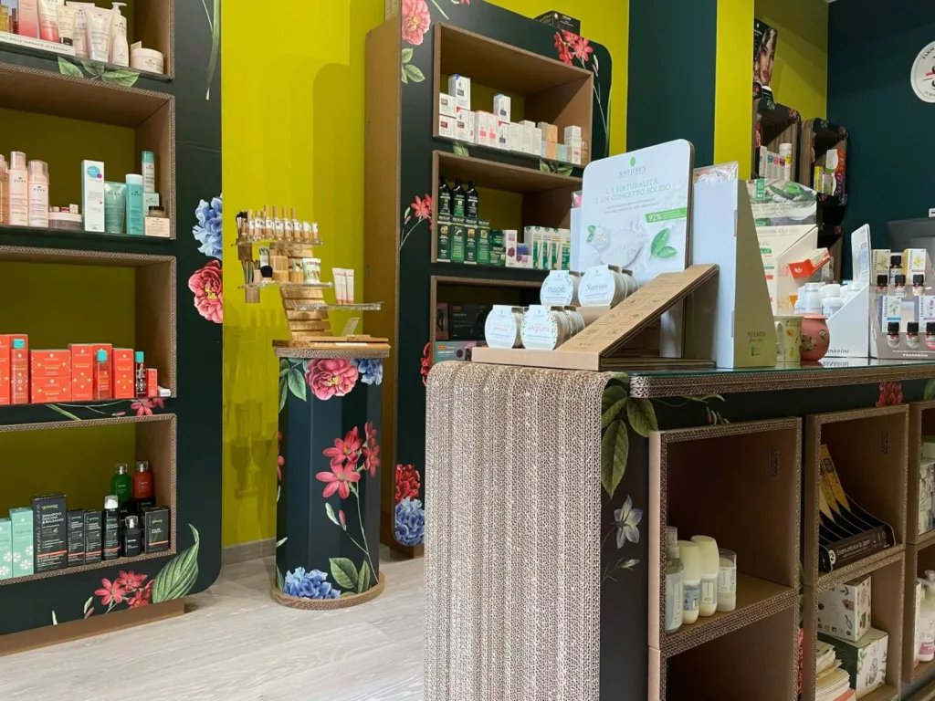 Farmanatura ecological shop fittings - shop furniture
