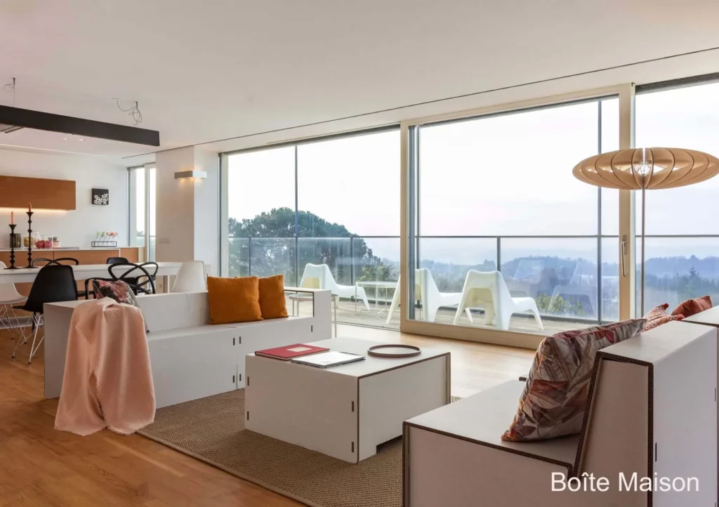 Cardboard home staging