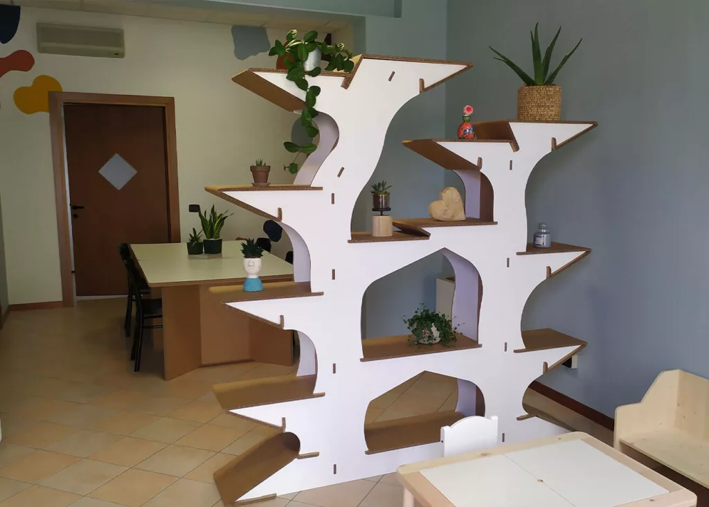 Cardboard medical office - office furniture