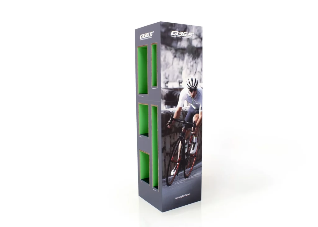 Custom-made cardboard display Q 36