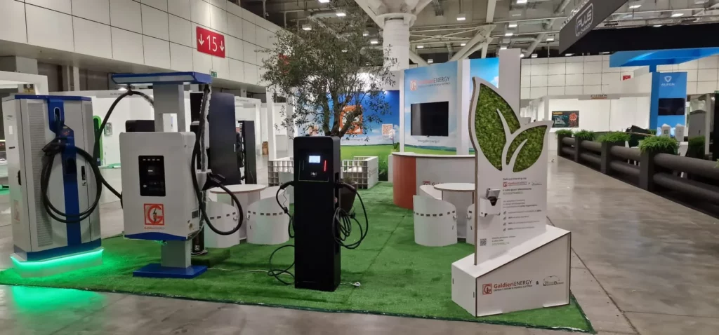stand fittings for E-Charge fairs - realization of events and fairs