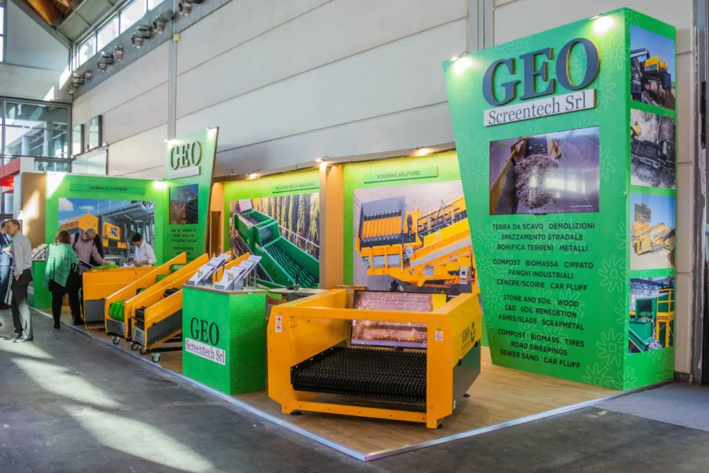 Cardboard set-up for fairs - events and stands