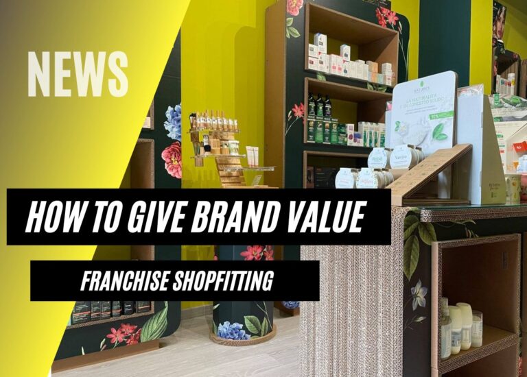 cardboard shop fittings