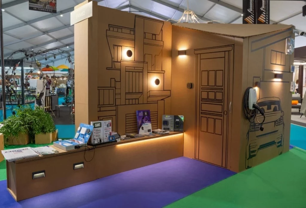 Cardboard stands for fairs-events and stands