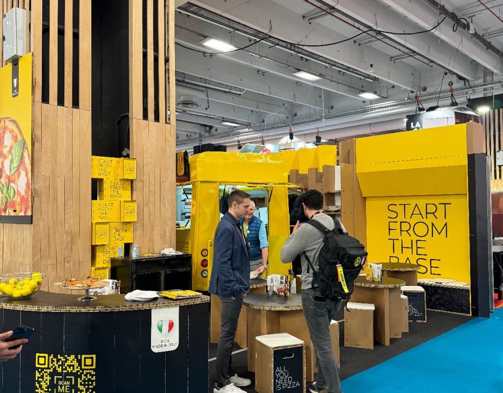 stand in cartone per fiere