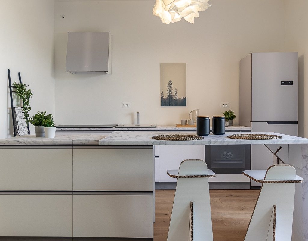 cucina in cartone