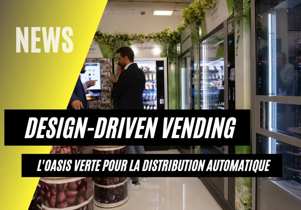 Design distributeur automatique en carton