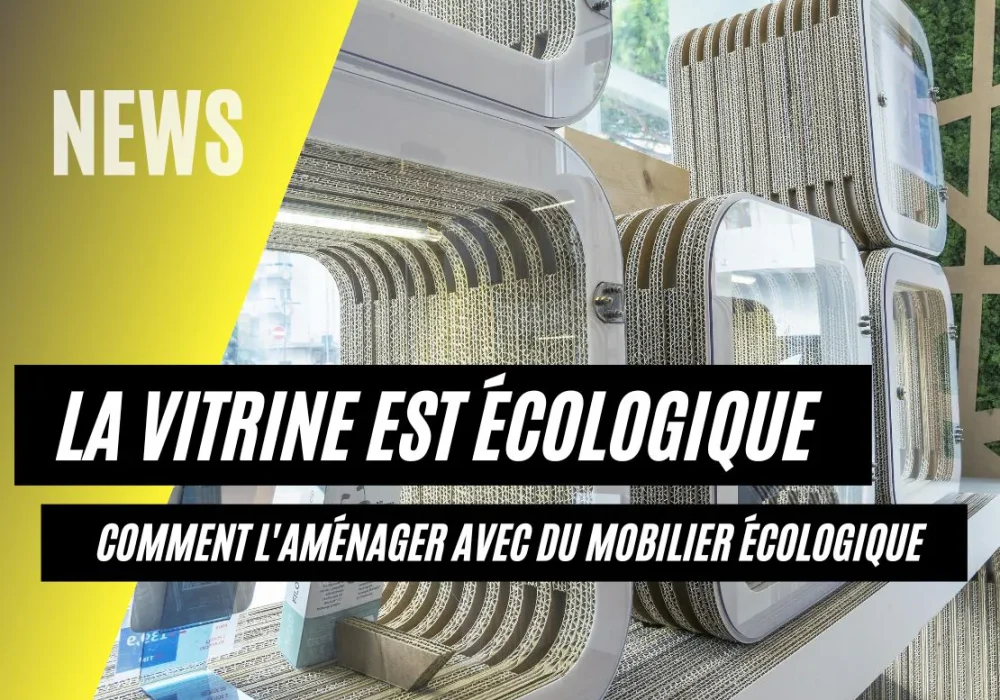 Design innovant pour magasin en carton