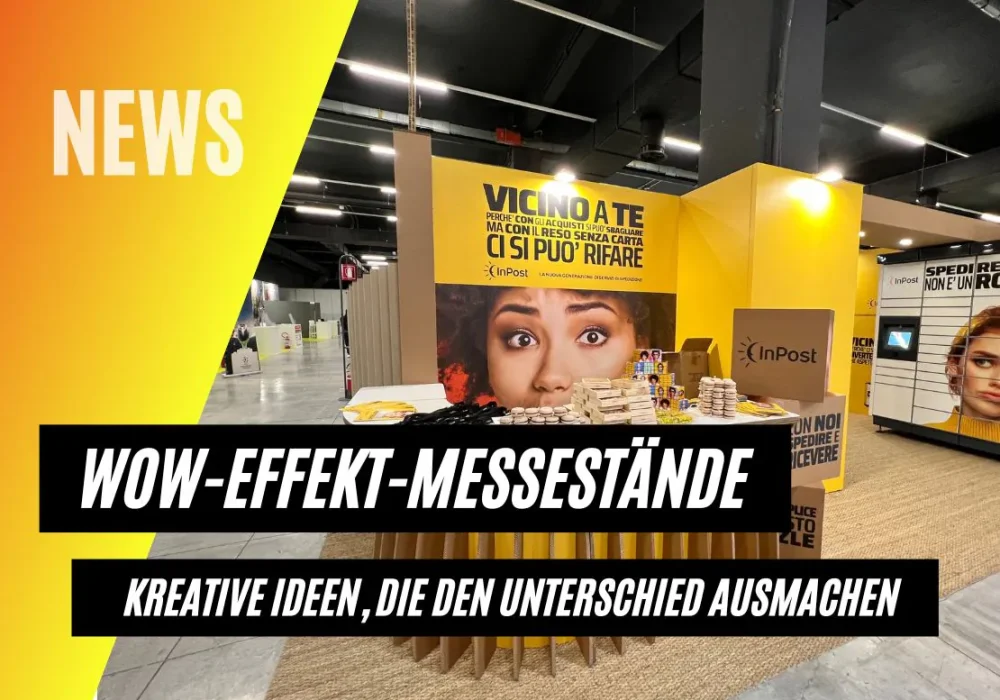 Messestand Design Pappe