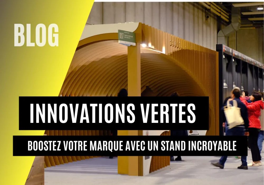 Stand d'exposition en carton