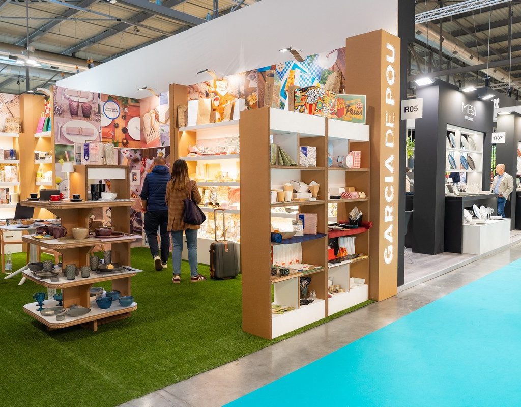 allestimento fieristico in cartone innovativo