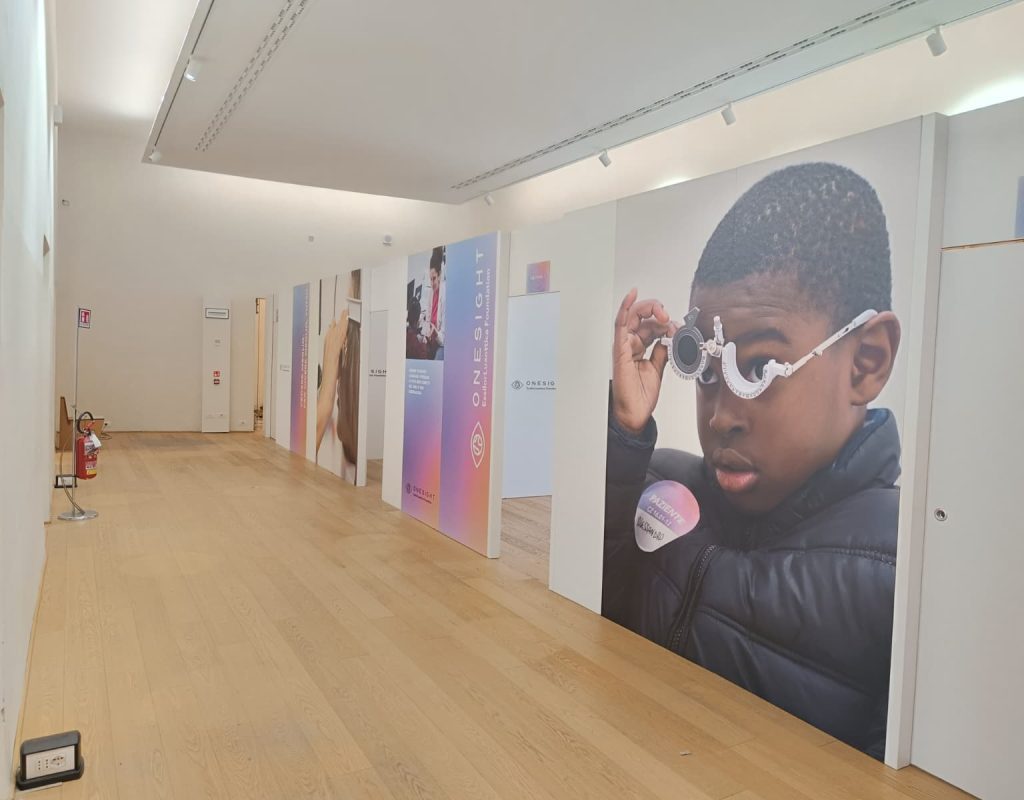 temporary installation Essilor Luxottica Foundation