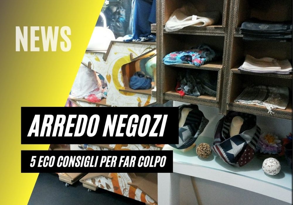 arredo negozi in cartone