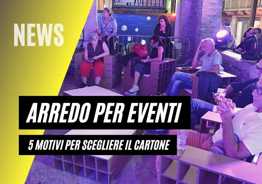 cardboard event stand