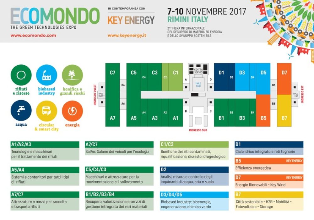 mappa ecomondo key energy