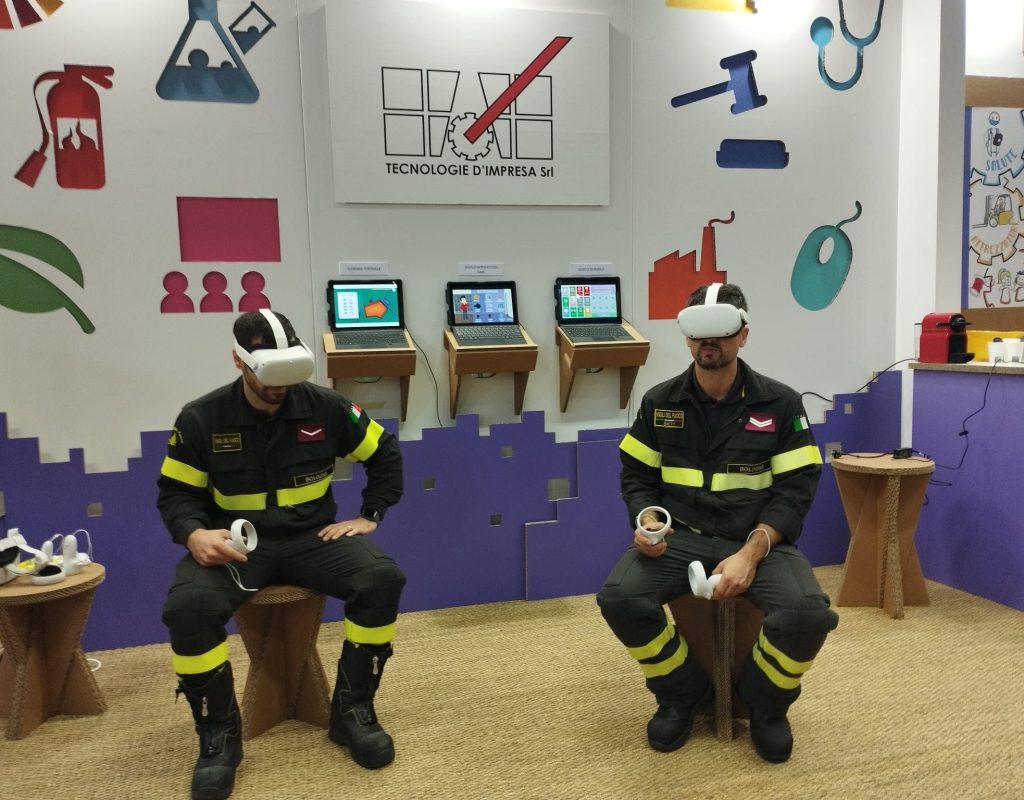 stand eco green in cartone per fiere