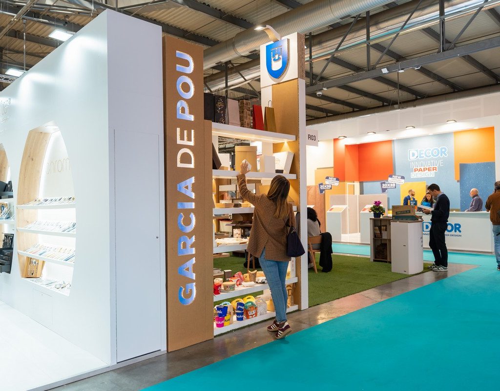 stand ecologico in cartone per fiere