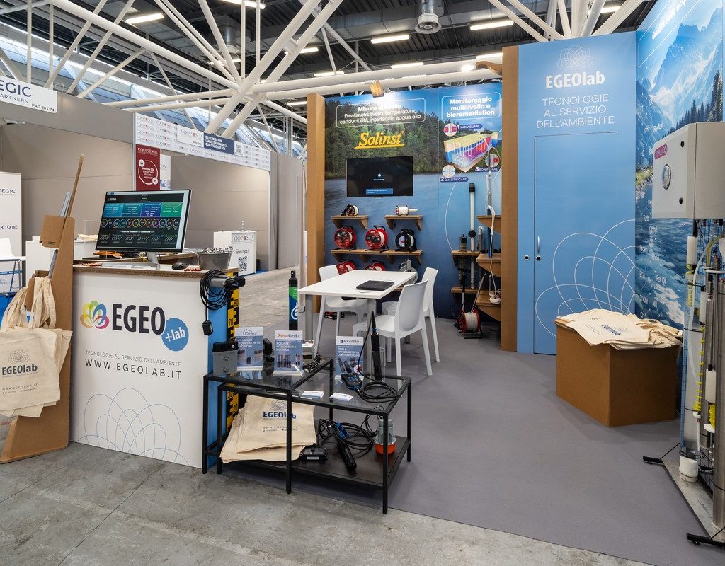 stand per fiera in cartone per gruppo egeo
