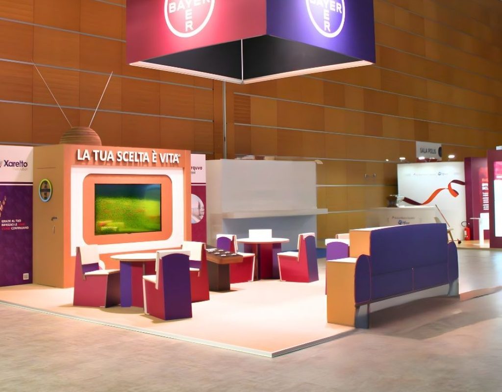 stand per eventi in cartone